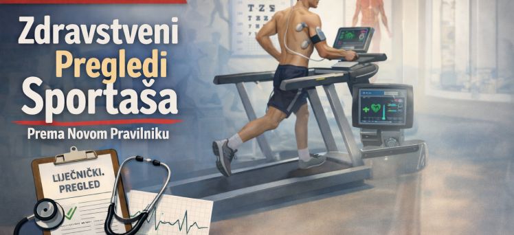 OBAVIJEST: Obveze zdravstvenih pregleda prema novom Pravilniku o zdravstvenim pregledima sportaša OBAVIJEST: Obveze zdravstvenih pregleda prema novom Pravilniku o zdravstvenim pregledima sportaša