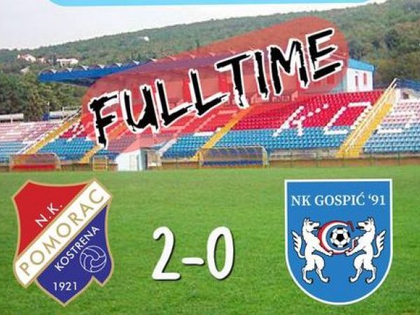 POMORAC POBIJEDIO GOSPIĆ S 2:0 POMORAC POBIJEDIO GOSPIĆ S 2:0