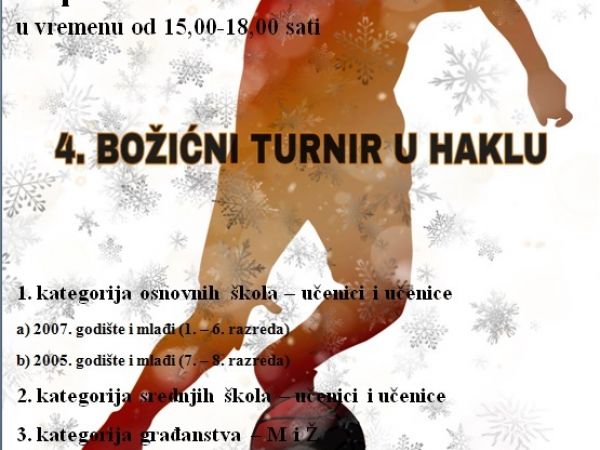 4. BOŽIĆNI TURNIR U HAKLU OTOČAC 2019 4. BOŽIĆNI TURNIR U HAKLU OTOČAC 2019